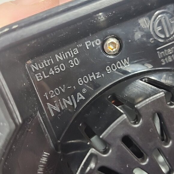 Nutri Ninja Compact Pro Blender Model BL450 Replacement Motor Base Power Cord - Picture 8 of 9